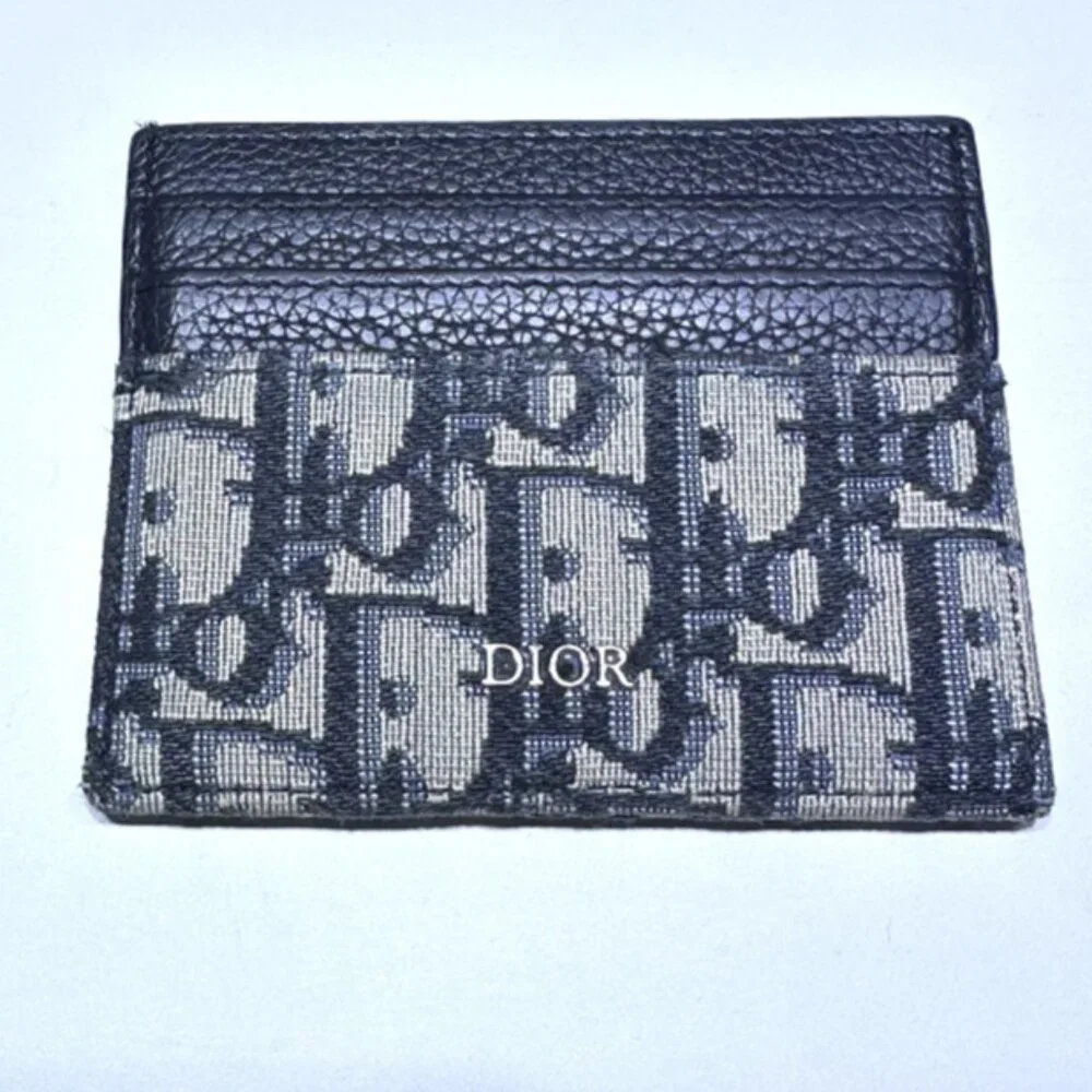 CHRISTIAN DIOR x Kenny Scharf Limited Jacquard Oblique Card Holder Cardholder